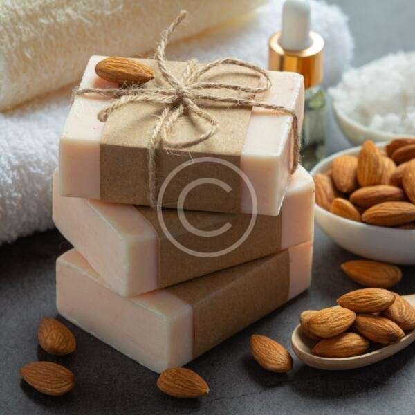 Almond soap bars